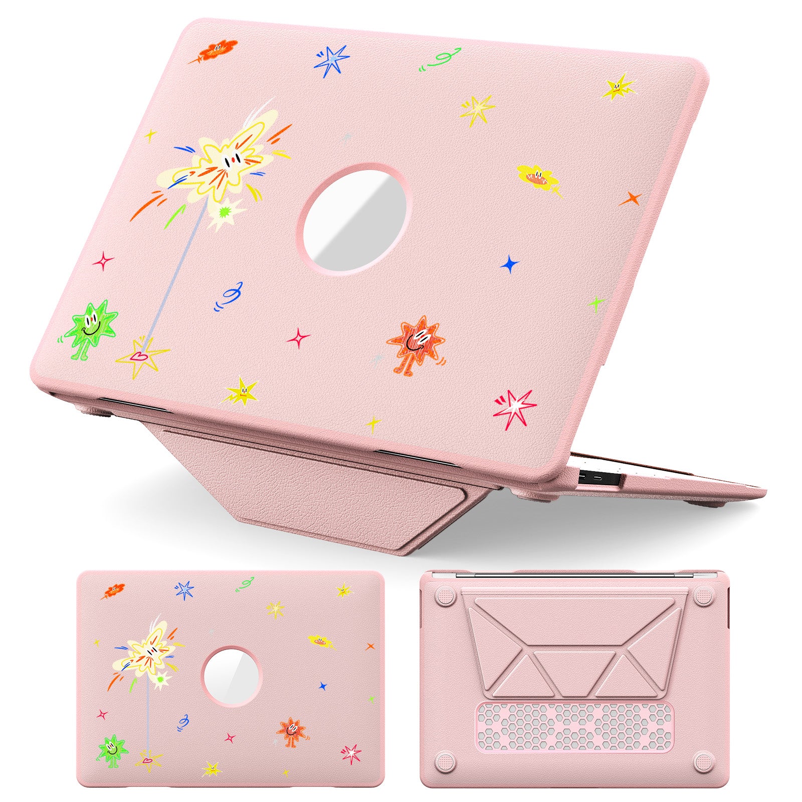 colorful-painted-leather-foldable-stand-macbook-air-13-3-a1932-case_1