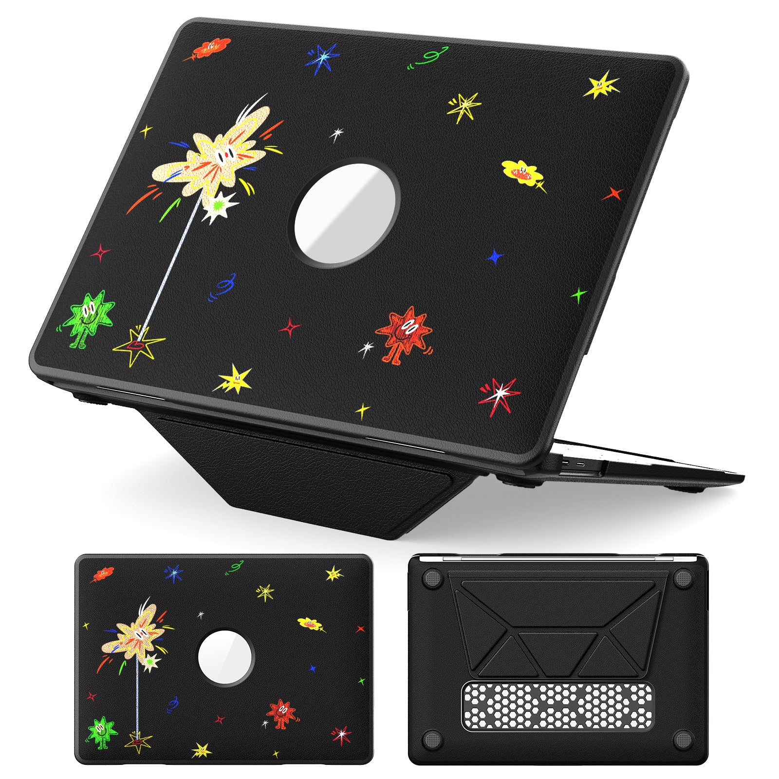 colorful-painted-leather-foldable-stand-macbook-air-13-3-a2179-case-4
