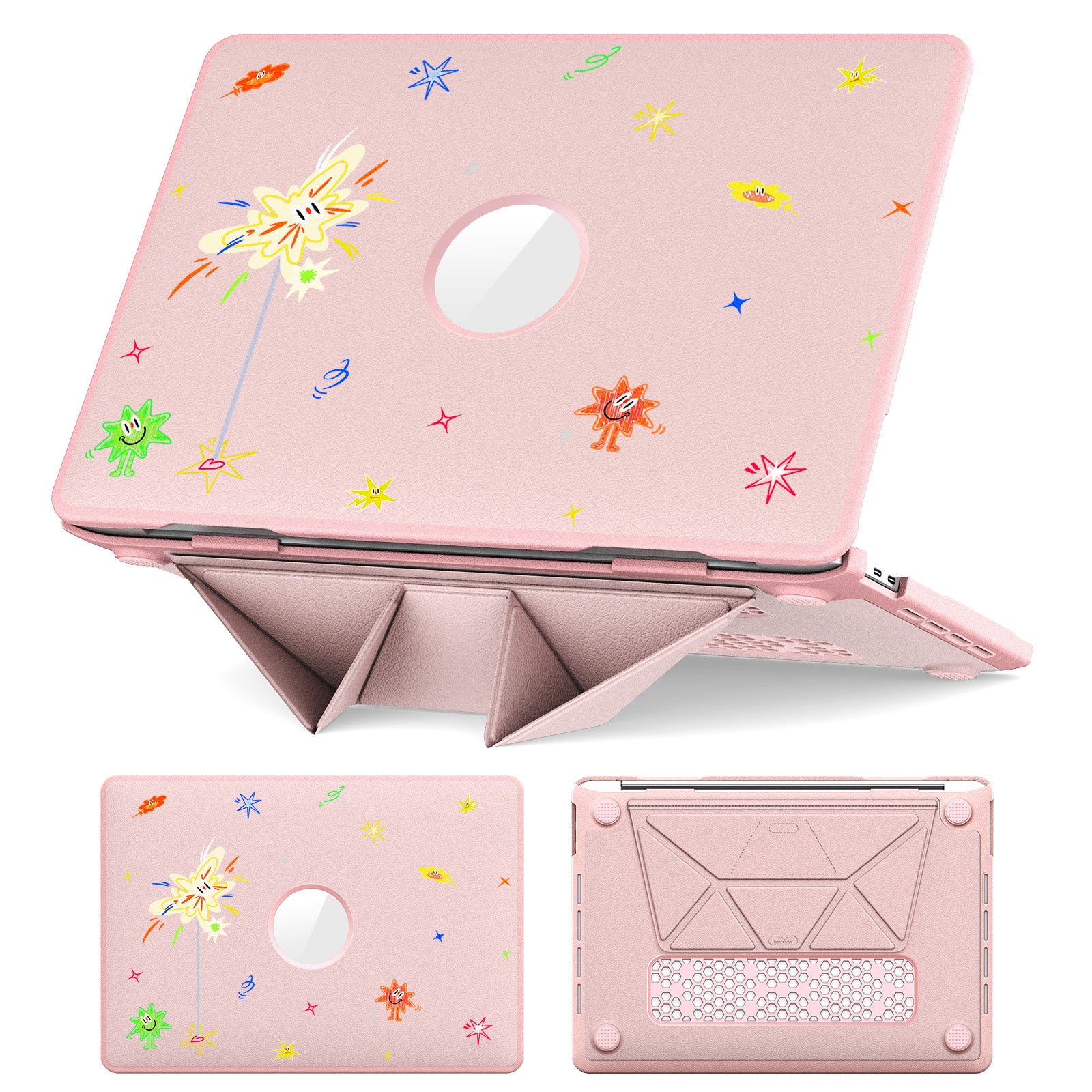 colorful-painted-leather-foldable-stand-macbook-air-13-6-a3113-case_1