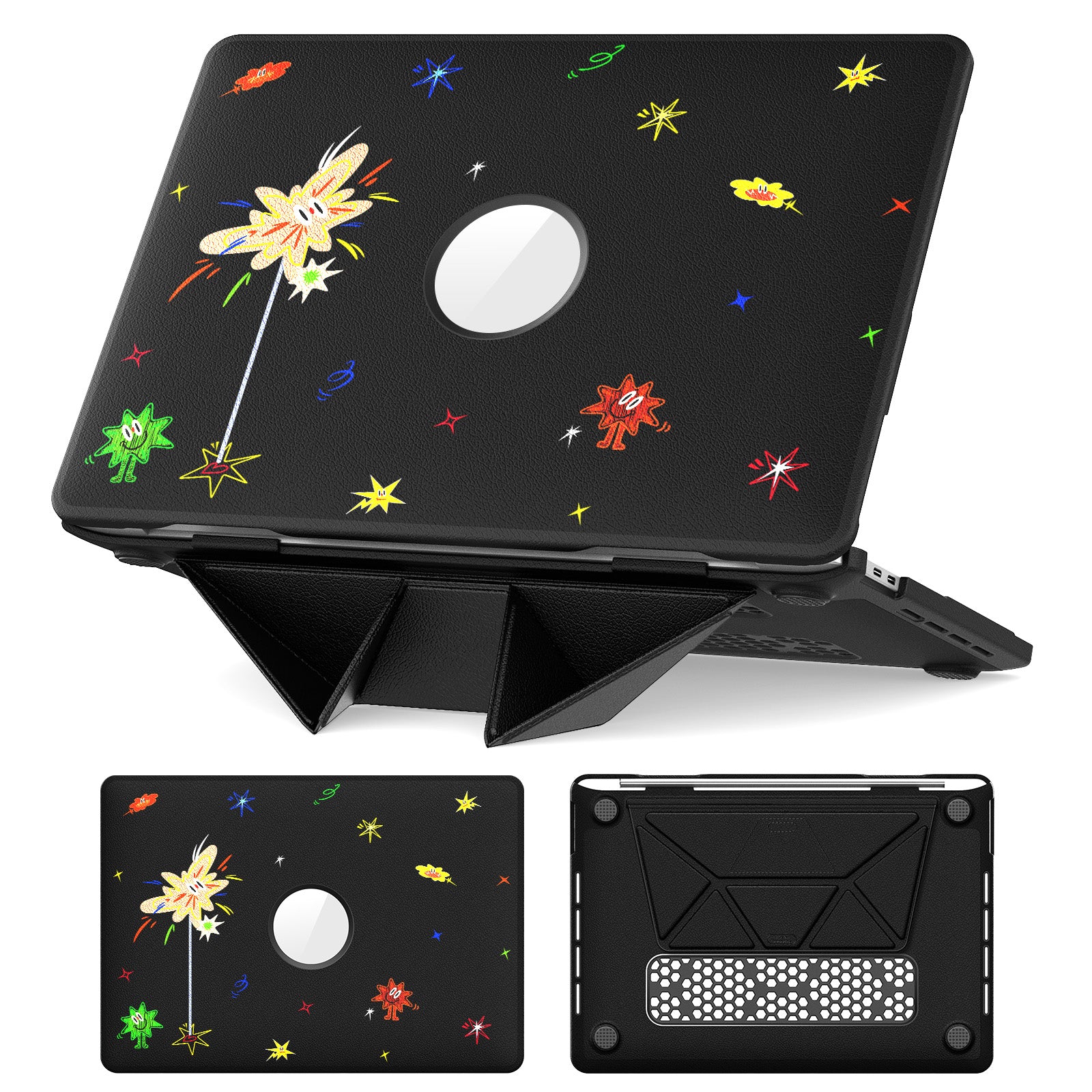 colorful-painted-leather-foldable-stand-macbook-air-13-6-a3113-case_4