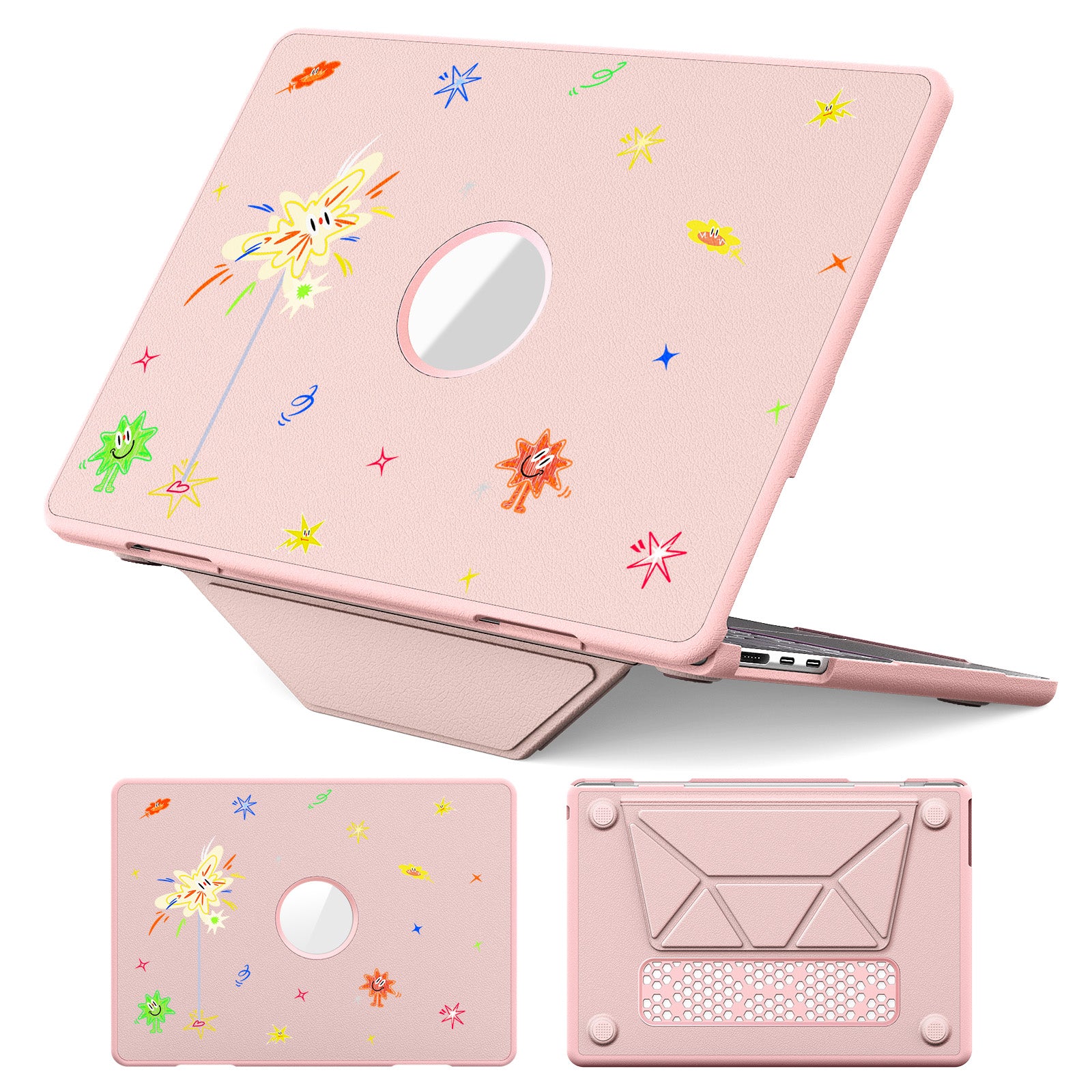 colorful-painted-leather-foldable-stand-macbook-pro-13-3-a2251-case_1