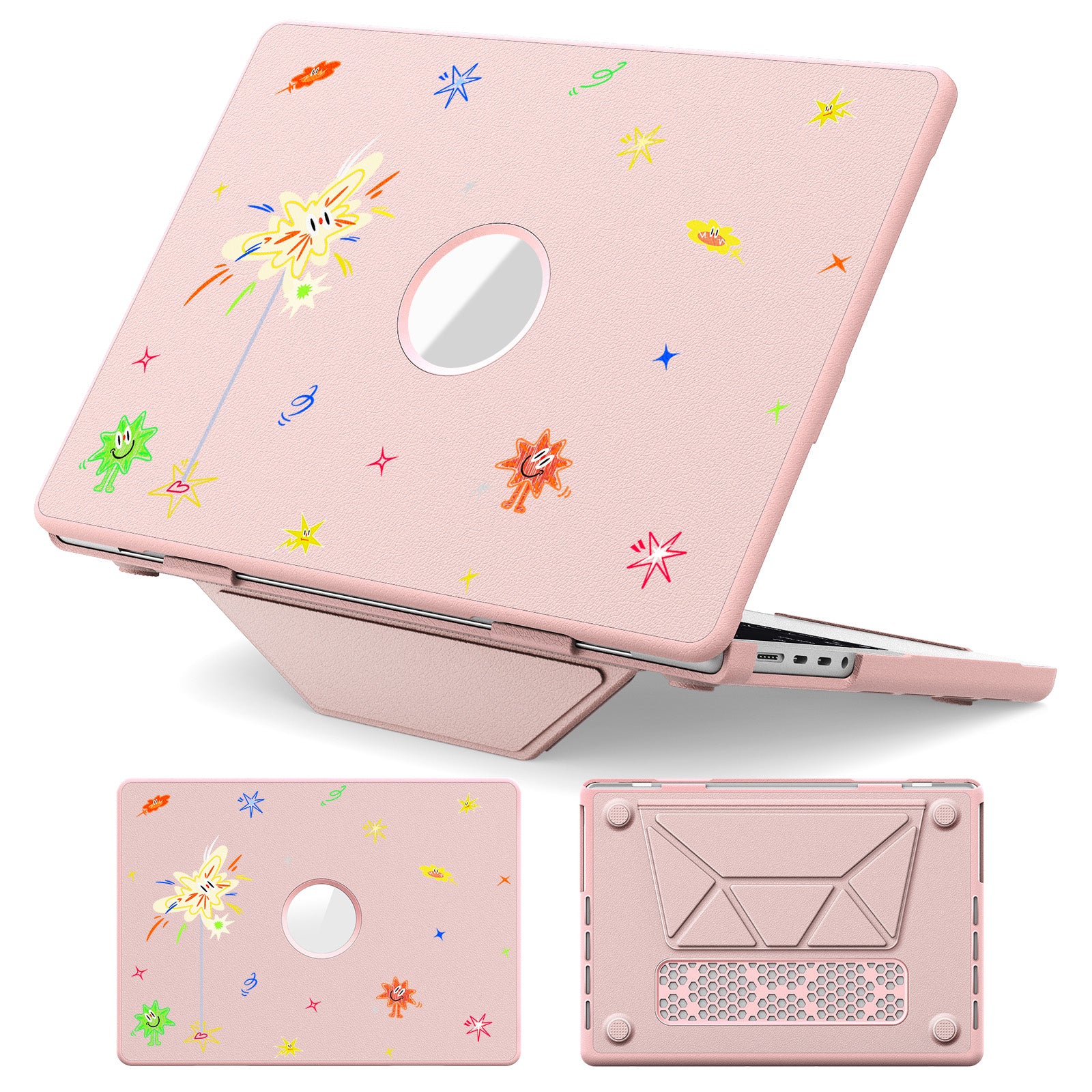 colorful-painted-leather-foldable-stand-macbook-pro-14-2-a2779-case_1