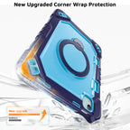 The Commander Series ultra-rugged case fits iPad Air 6th Gen 11-inch (2024). Features a 360° rotating kickstand, non-slip handle grip, and detachable crossbody strap. Built with PC+TPU armor for drop resistance. Supports bulk wholesale orders.