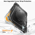 The Commander Series ultra-rugged case fits iPad Air 8th Gen 11-inch (2026). Features a 360° rotating kickstand, non-slip handle grip, and detachable crossbody strap. Built with PC+TPU armor for drop resistance. Supports bulk wholesale orders.