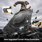 The Commander Series ultra-rugged case fits iPad Air 8th Gen 11-inch (2026). Features a 360° rotating kickstand, non-slip handle grip, and detachable crossbody strap. Built with PC+TPU armor for drop resistance. Supports bulk wholesale orders.