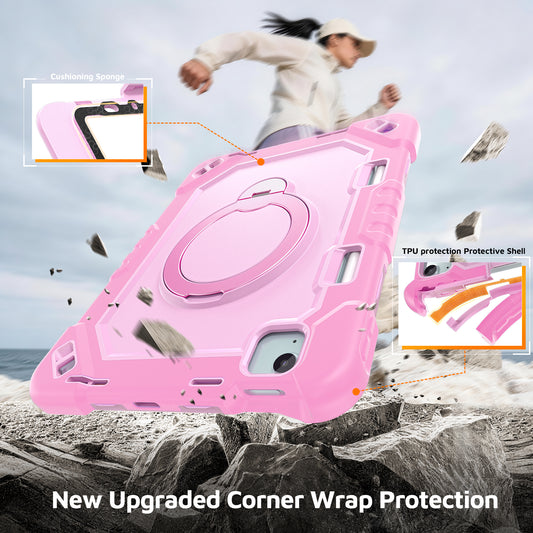 The Commander Series ultra-rugged case fits iPad Pro 11-inch 1st Gen (2018). Features a 360° rotating kickstand, non-slip handle grip, and detachable crossbody strap. Built with PC+TPU armor for drop resistance. Supports bulk wholesale orders.
