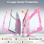 The Commander Series ultra-rugged case fits iPad Pro 11-inch 1st Gen (2018). Features a 360° rotating kickstand, non-slip handle grip, and detachable crossbody strap. Built with PC+TPU armor for drop resistance. Supports bulk wholesale orders.