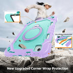The Commander Series ultra-rugged case fits iPad Pro 11-inch 2nd Gen (2020). Features a 360° rotating kickstand, non-slip handle grip, and detachable crossbody strap. Built with PC+TPU armor for drop resistance. Supports bulk wholesale orders.