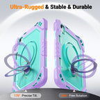 The Commander Series ultra-rugged case fits iPad Pro 11-inch 2nd Gen (2020). Features a 360° rotating kickstand, non-slip handle grip, and detachable crossbody strap. Built with PC+TPU armor for drop resistance. Supports bulk wholesale orders.