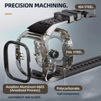 This rugged crystal case is specially designed for Apple Watch Ultra 1 (49mm, 2022). Crafted from premium aviation-grade aluminum alloy 6603, high-strength polycarbonate, 316 stainless steel, and 304 stainless steel, it delivers exceptional durability while remaining lightweight and glossy.