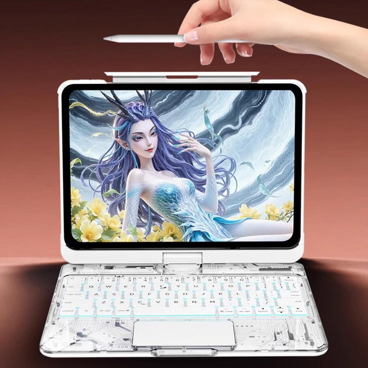 crystal-clamshell-rotating-stand-ipad-10-keyboard-case_5