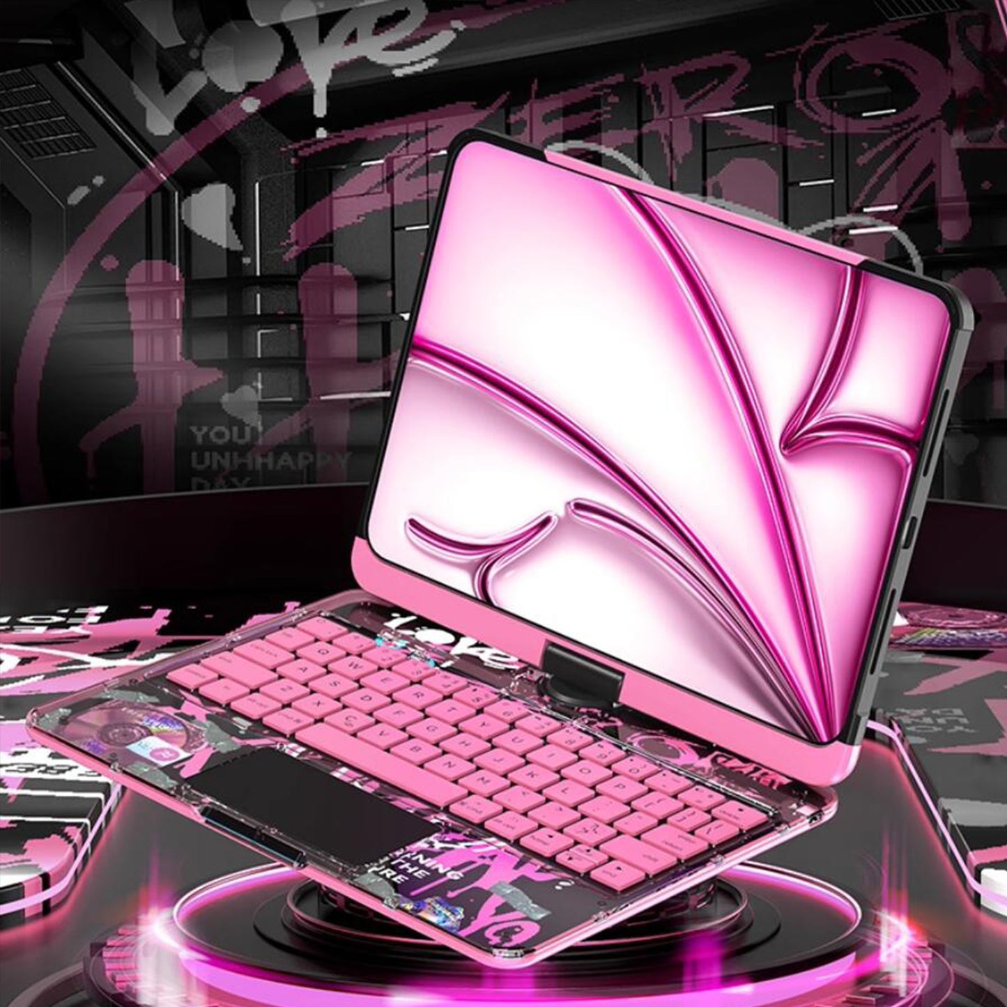 crystal-clamshell-rotating-stand-ipad-mini-6-keyboard-case_4