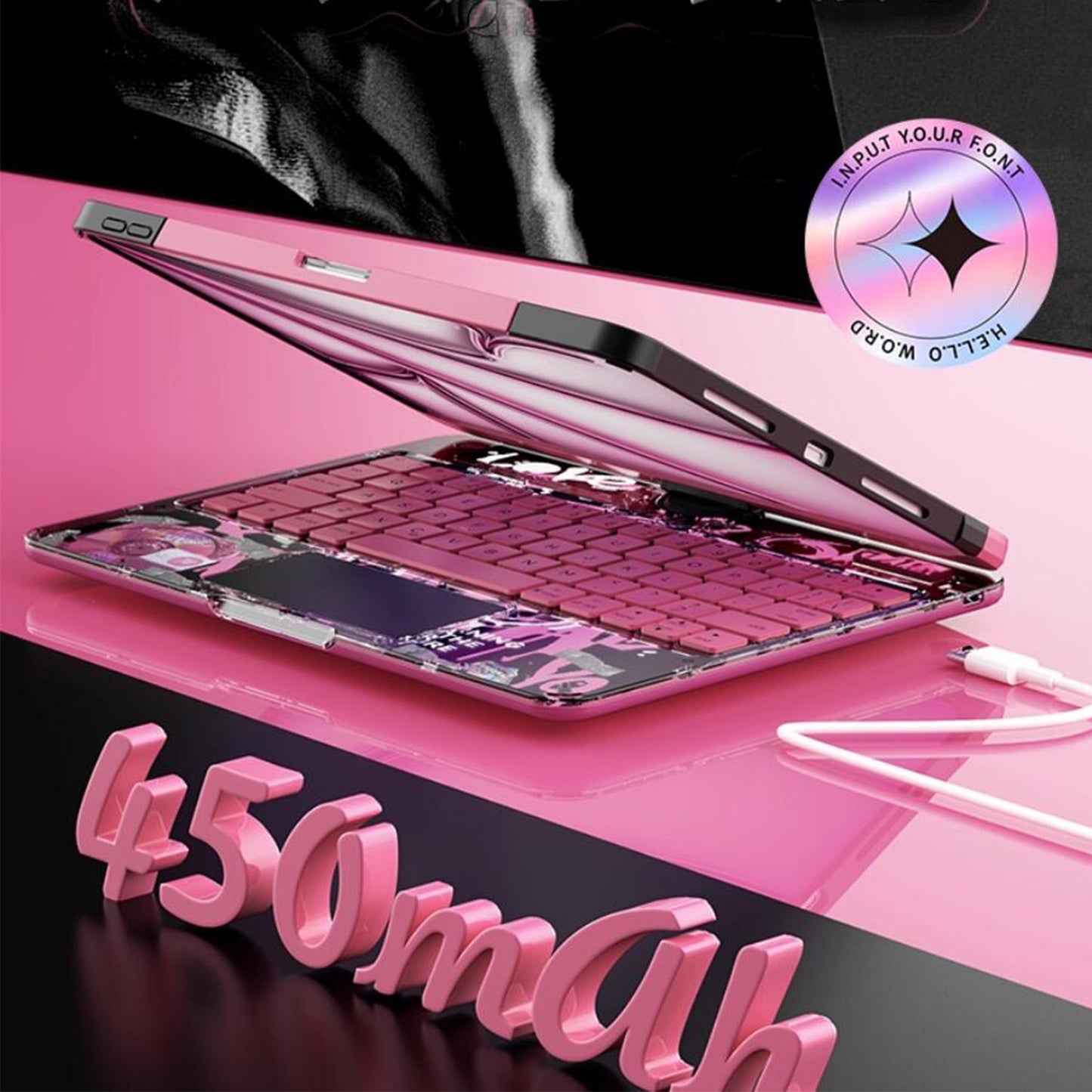 crystal-clamshell-rotating-stand-ipad-mini-6-keyboard-case_5