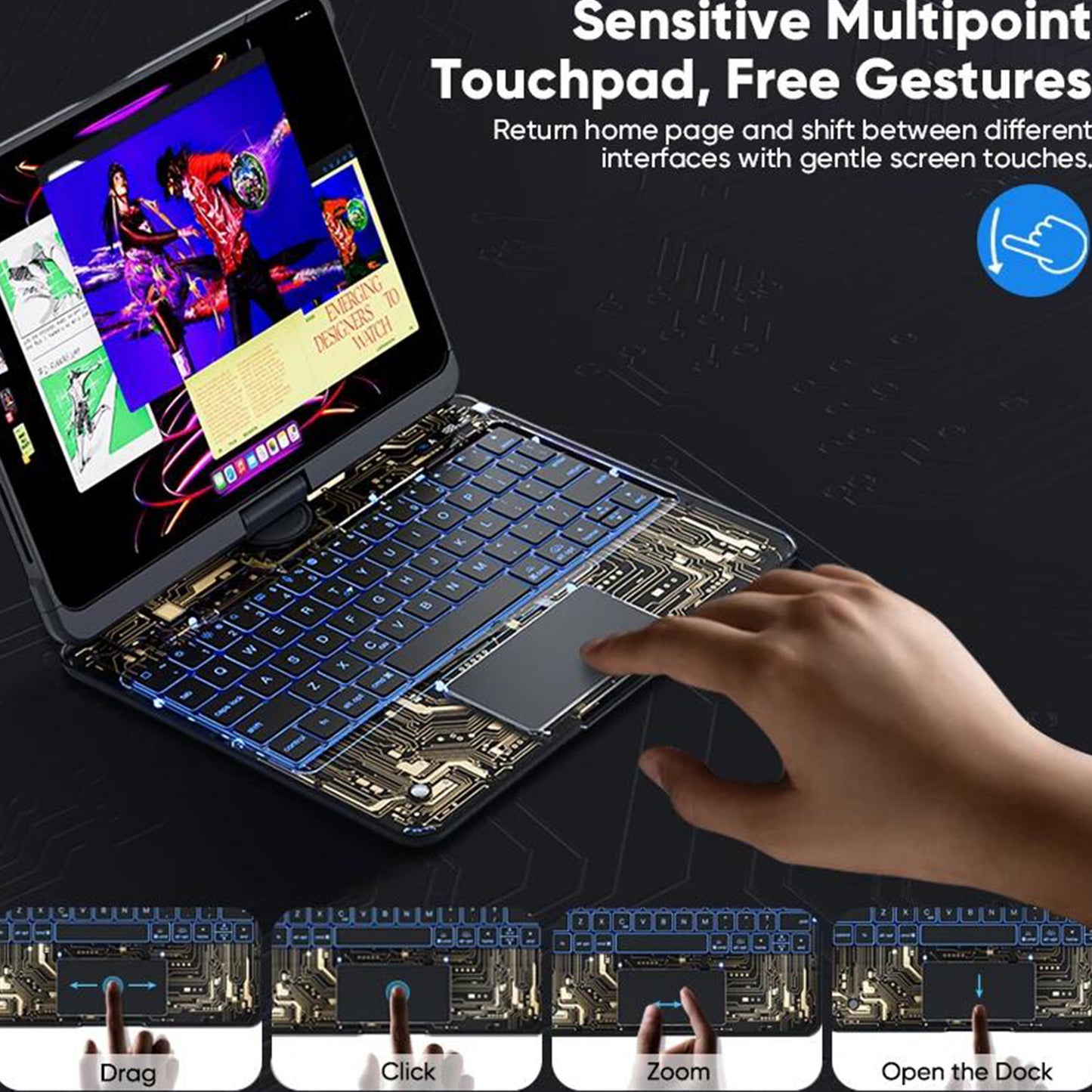 crystal-clamshell-rotating-stand-ipad-pro-11-2025-keyboard-case_9