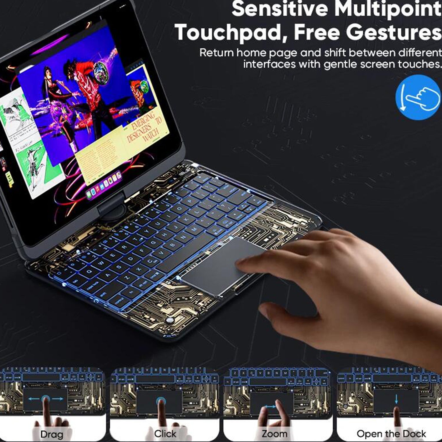 crystal-clamshell-rotating-stand-ipad-pro-11-2025-keyboard-case_9