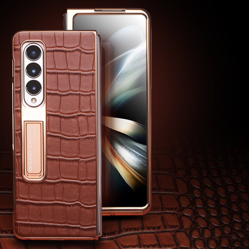 deluxe-mens-flip-crocodile-galaxy-z-fold5-genuine-leather-case_5