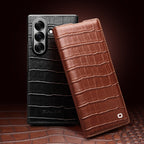 deluxe-mens-flip-crocodile-galaxy-z-fold7-genuine-leather-case_2