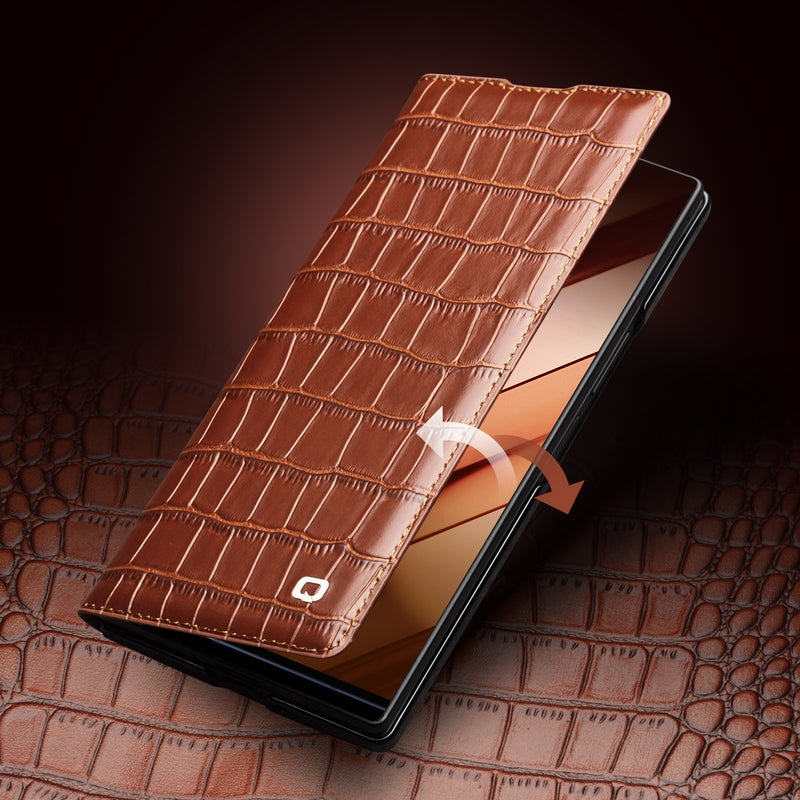 deluxe-mens-flip-crocodile-galaxy-z-fold7-genuine-leather-case_5