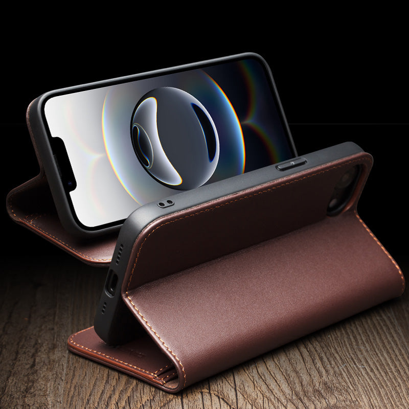 deluxe-wallet-matte-cowhide-iphone-17e-genuine-leather-case-7