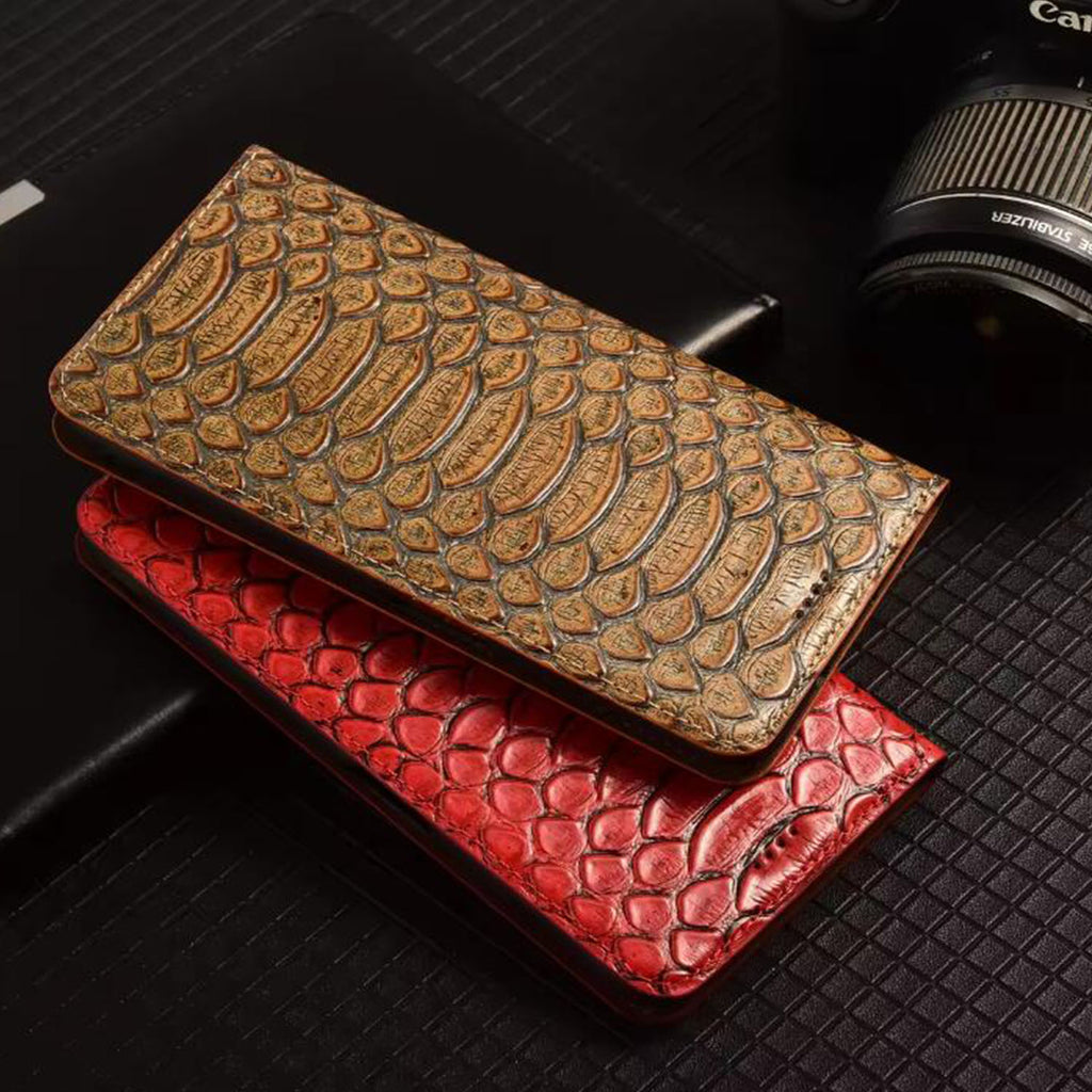 deluxe-wallet-matte-python-iphone-17e-genuine-leather-case-6