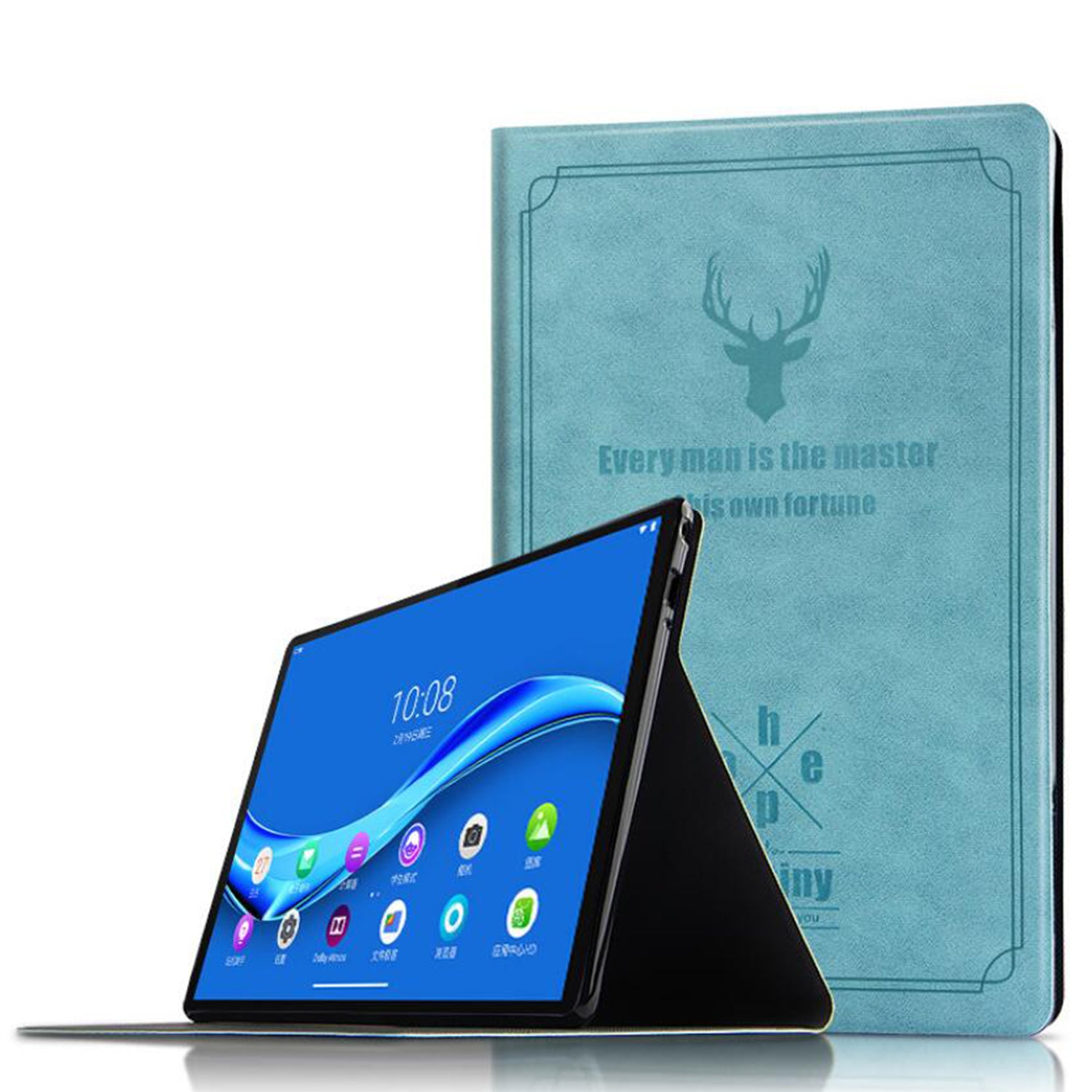 Destiny Imitation Deer Leather Lenovo Tab M8 2020 Folio Stand Case