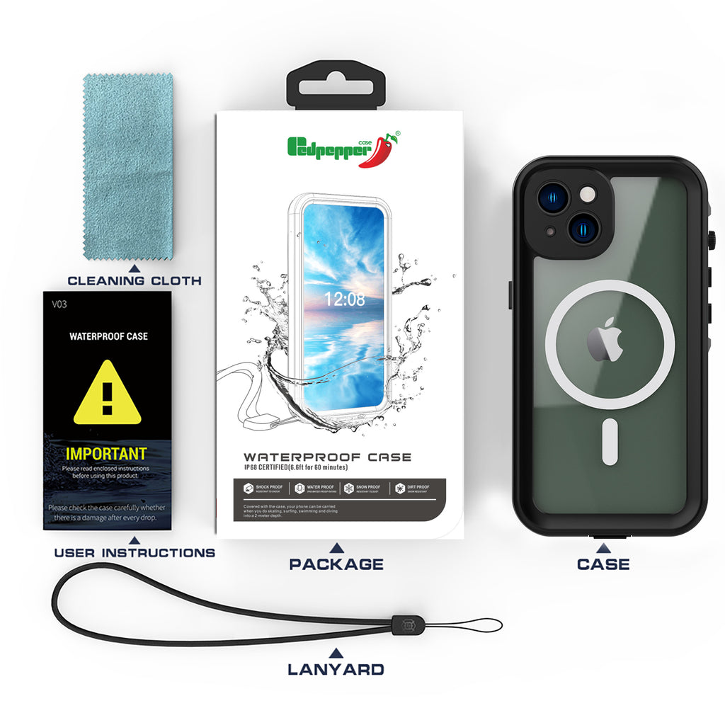 dot-clear-magsafe-diving-iphone-14-plus-waterproof-case-4