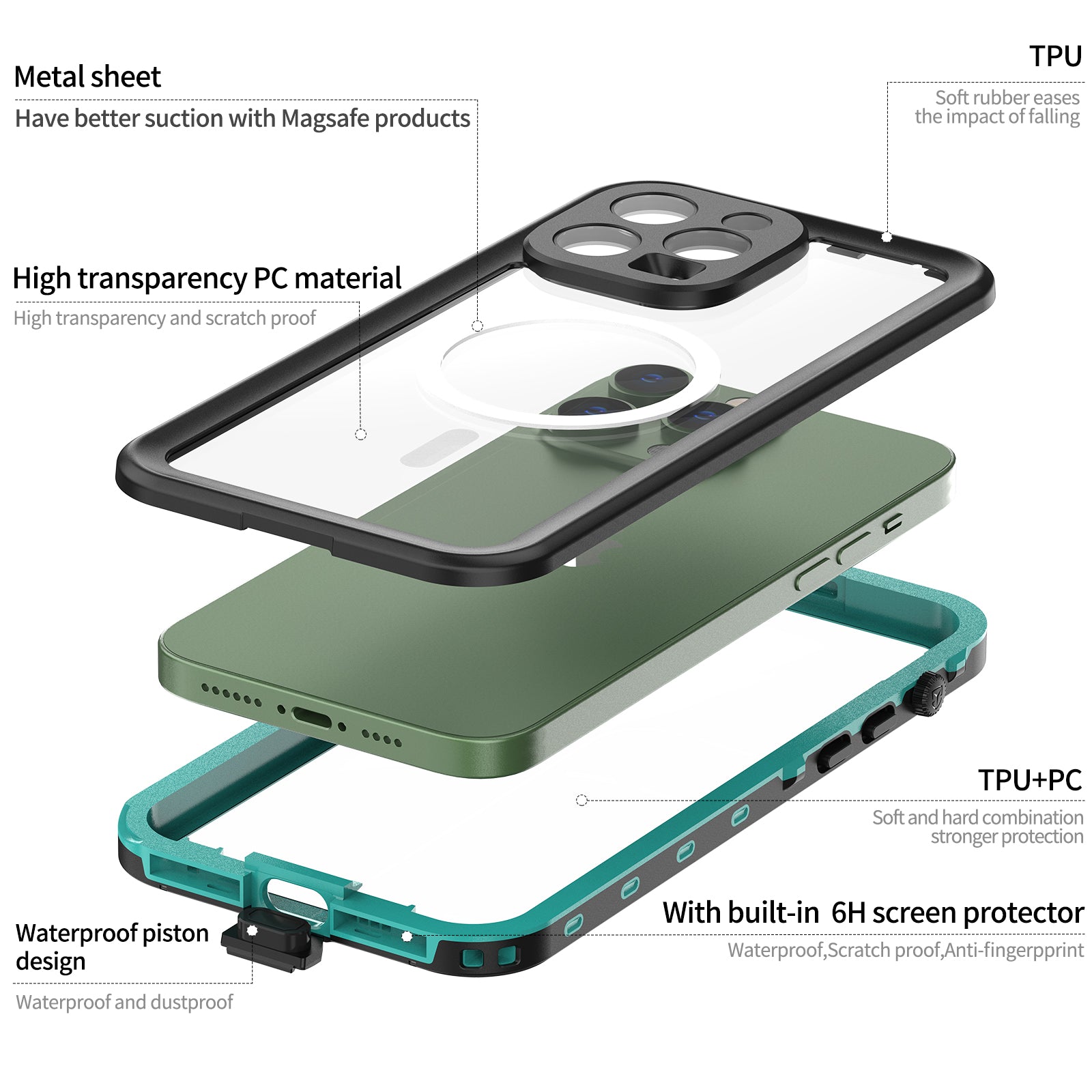 dot-clear-magsafe-diving-iphone-14-pro-max-waterproof-case-10