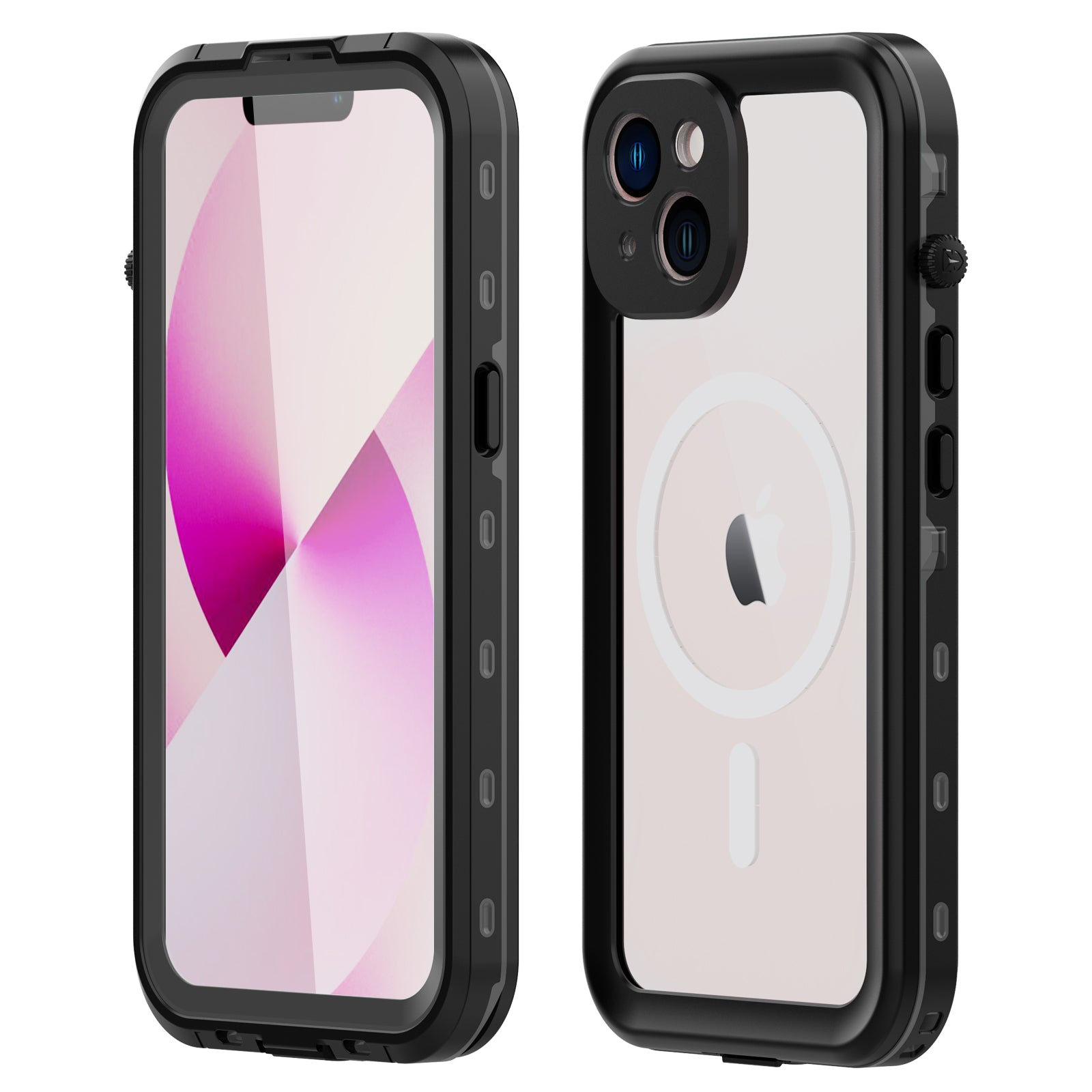 dot-clear-magsafe-diving-iphone-14-waterproof-case-1