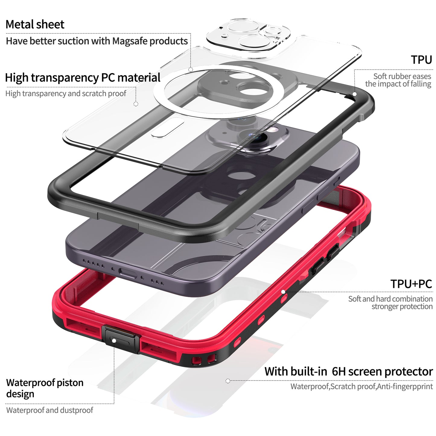 dot-clear-magsafe-diving-iphone-15-pro-waterproof-case-9