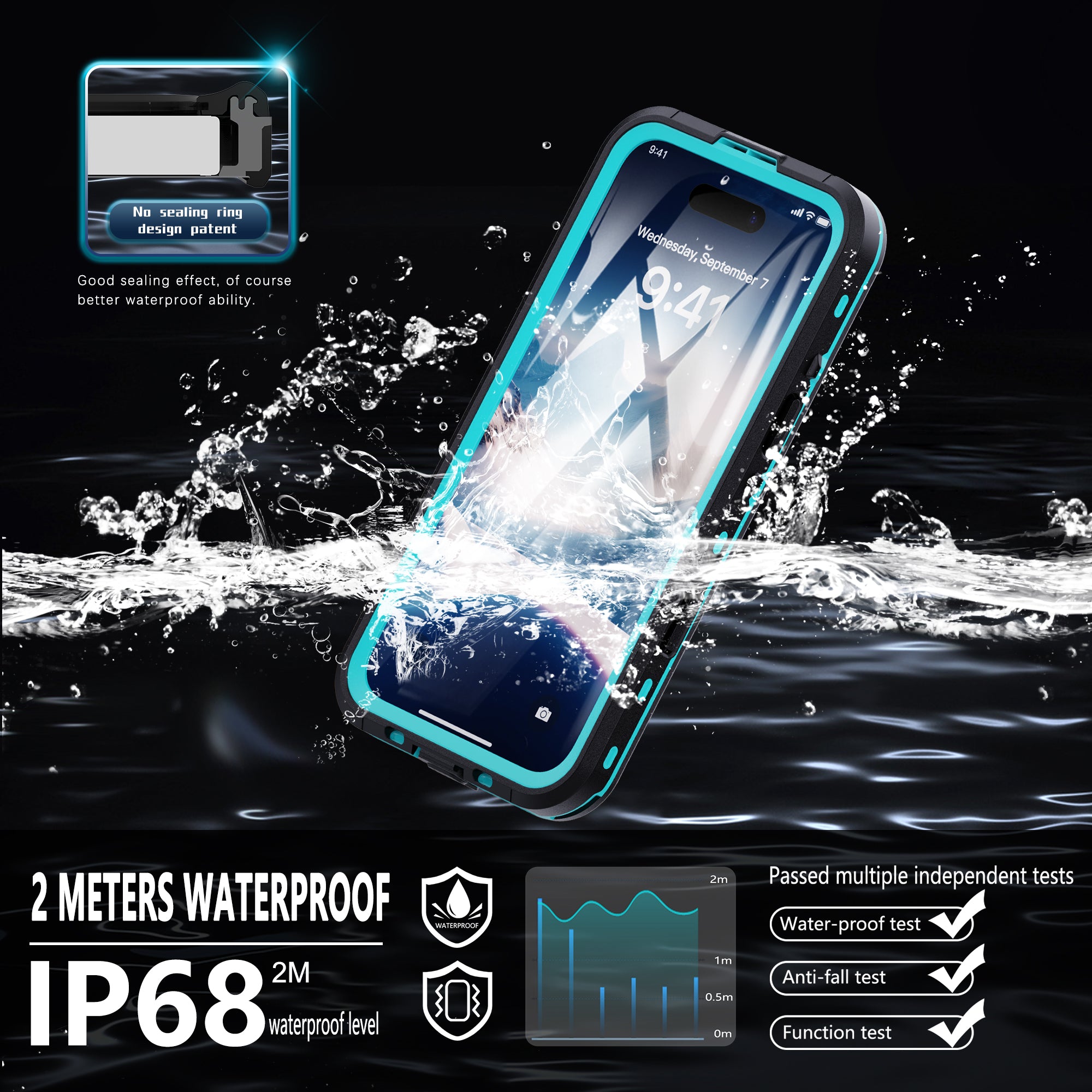 dot-clear-magsafe-diving-iphone-16-plus-waterproof-case-9