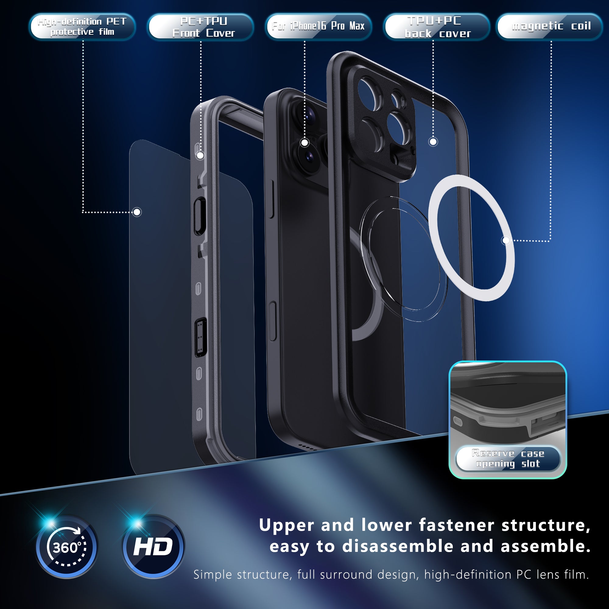dot-clear-magsafe-diving-iphone-16-pro-max-waterproof-case-12