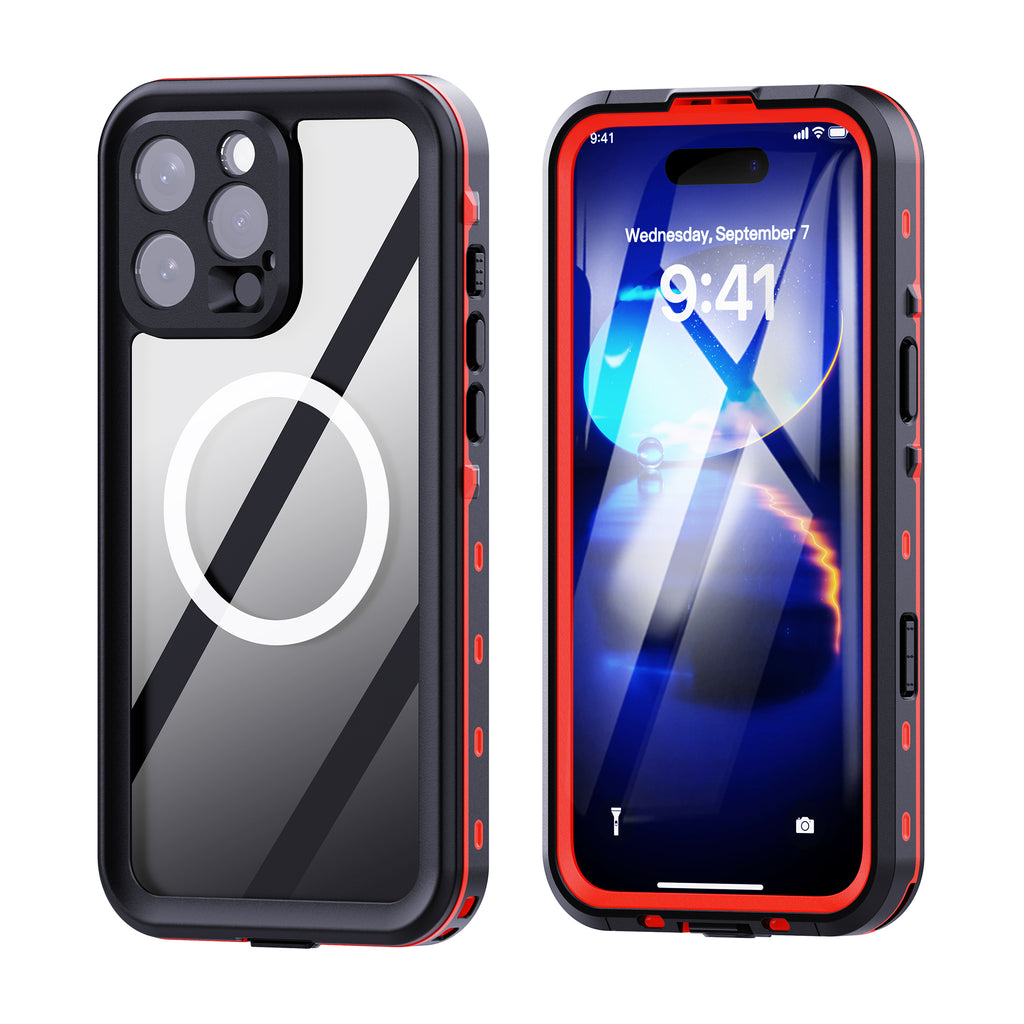 dot-clear-magsafe-diving-iphone-16-pro-max-waterproof-case-3