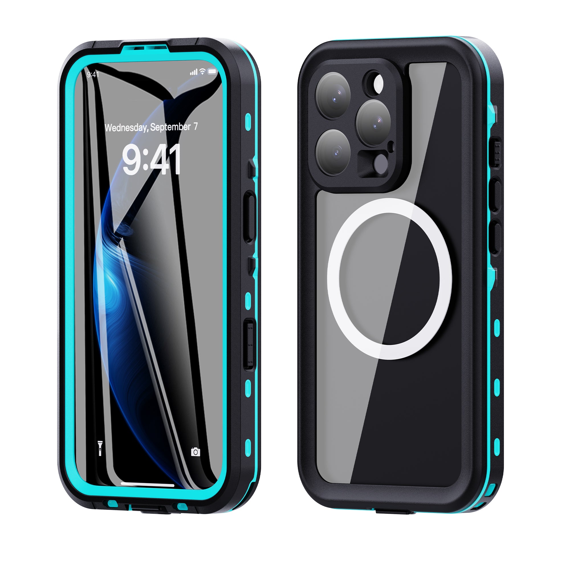 dot-clear-magsafe-diving-iphone-16-pro-waterproof-case-3