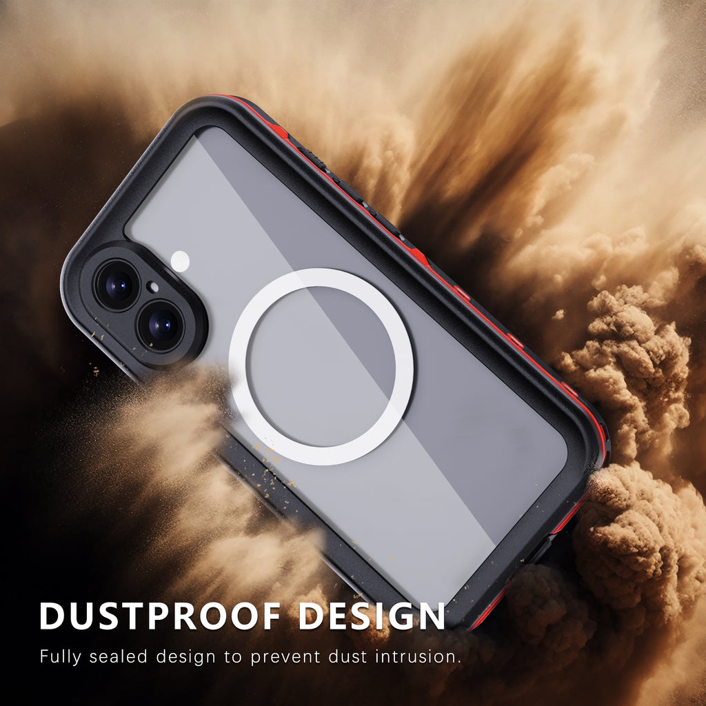 dot-clear-magsafe-diving-iphone-16-waterproof-case-2