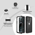 Dot Diving Deep Protection iPhone 12 Pro Waterproof Case