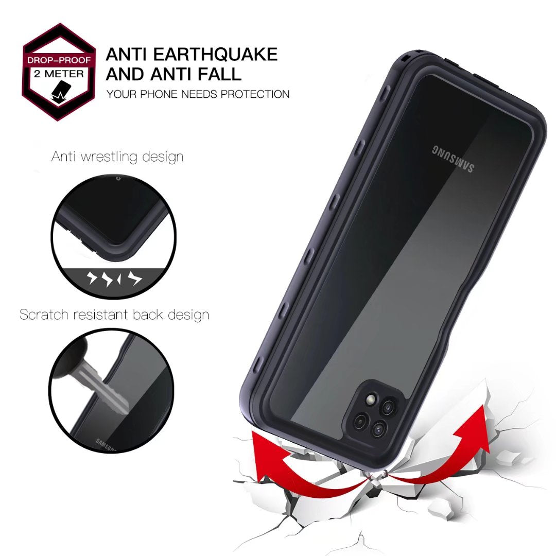 dot-clear-swimming-diving-galaxy-a22-a22s-waterproof-cover-3