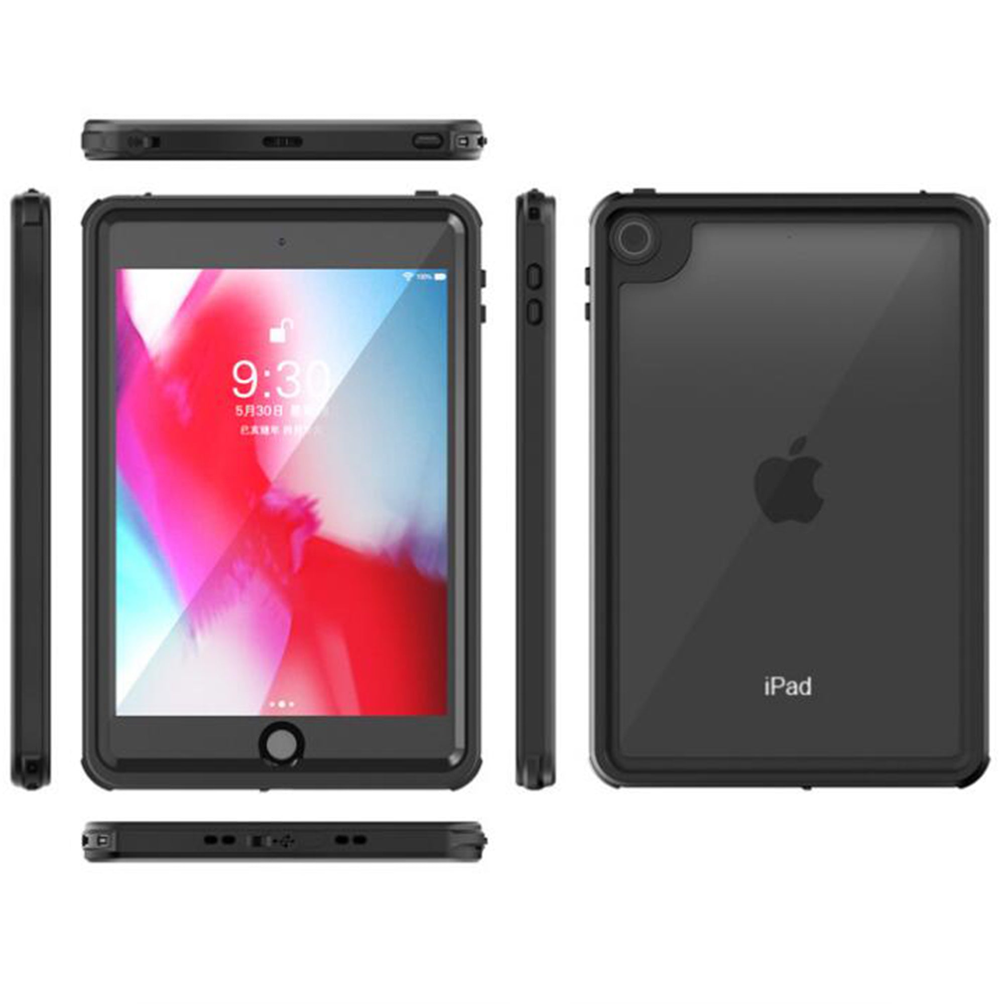 dot-clear-swimming-diving-ipad-mini-5-waterproof-cover-6