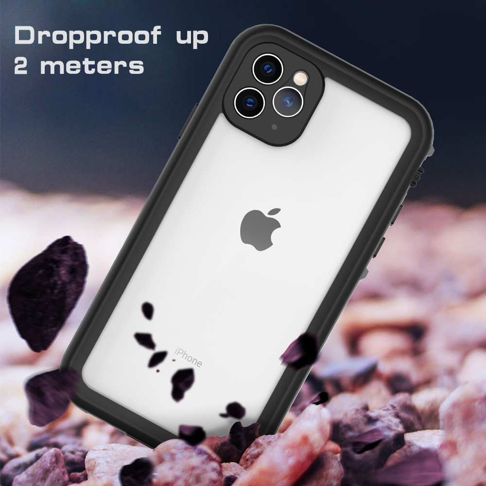dot-clear-swimming-diving-iphone-11-pro-max-waterproof-cover-7