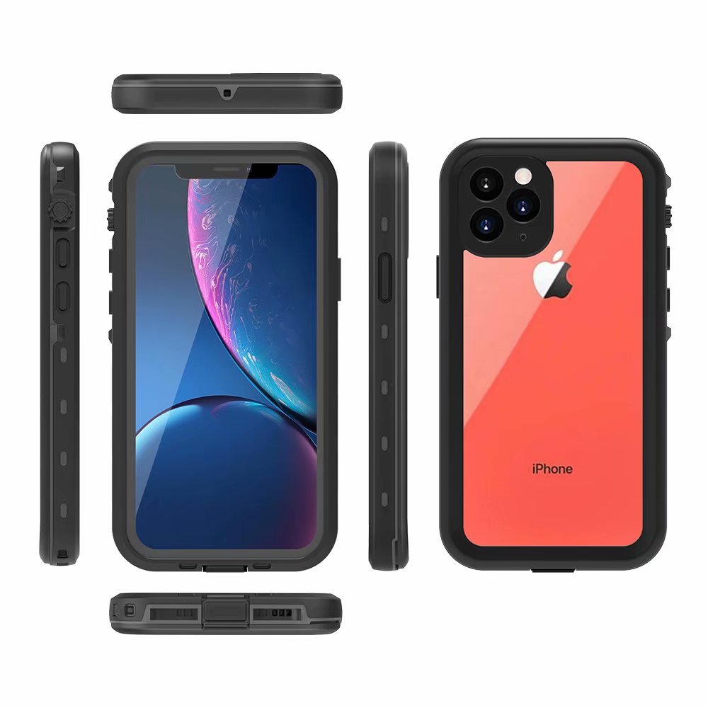 dot-clear-swimming-diving-iphone-11-pro-waterproof-cover-4