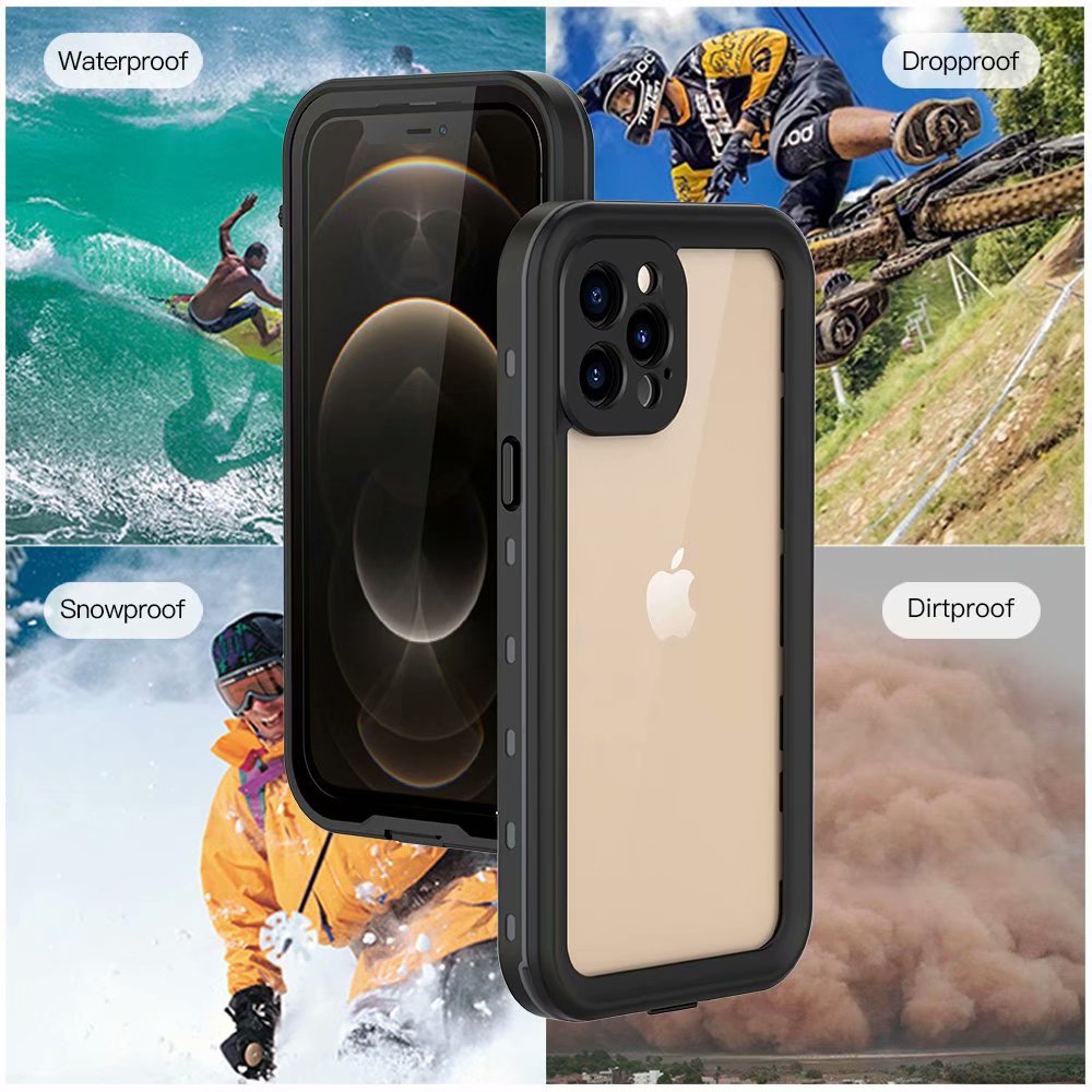 dot-clear-swimming-diving-iphone-12-pro-max-waterproof-cover-8