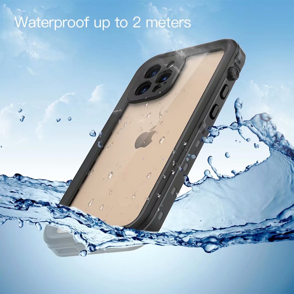 dot-clear-swimming-diving-iphone-12-pro-max-waterproof-cover-9