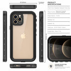 dot-clear-swimming-diving-iphone-12-pro-waterproof-cover-10