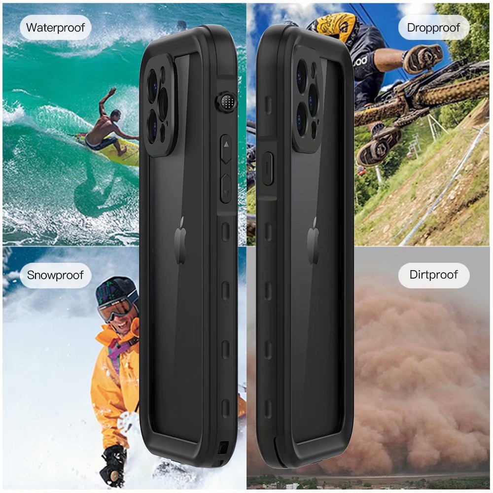 dot-clear-swimming-diving-iphone-12-pro-waterproof-cover-6