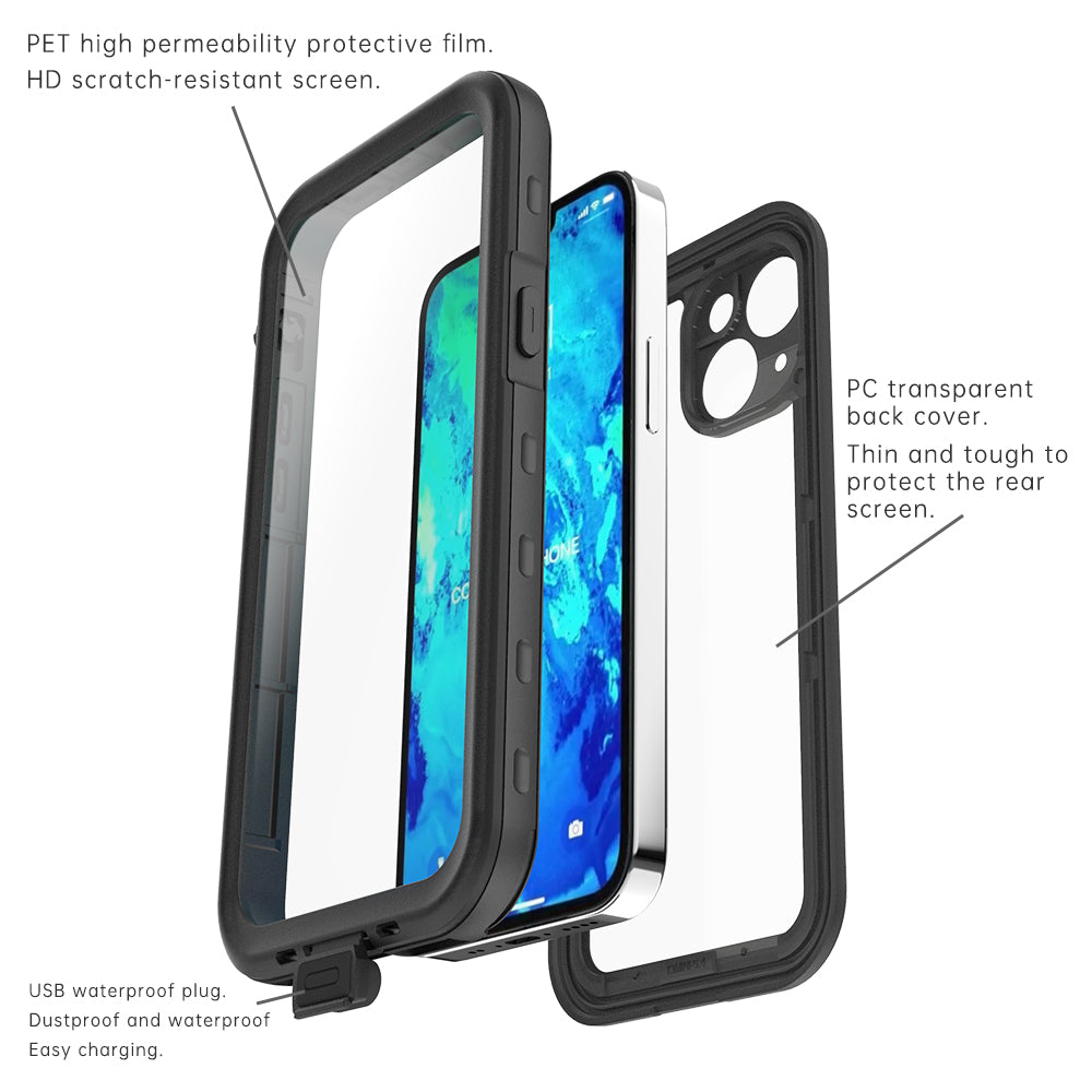 dot-clear-swimming-diving-iphone-13-mini-waterproof-cover-7