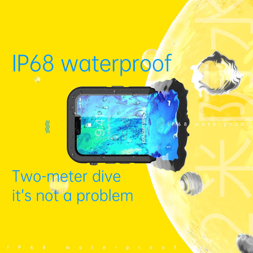 dot-clear-swimming-diving-iphone-13-mini-waterproof-cover-8