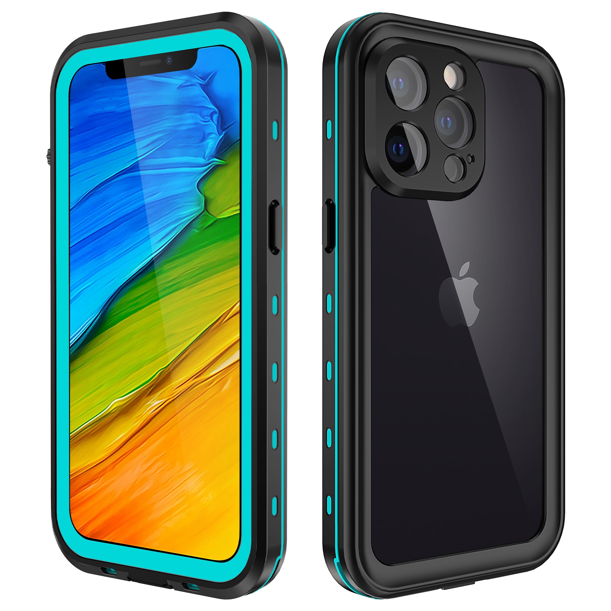 dot-clear-swimming-diving-iphone-13-pro-max-waterproof-cover-1