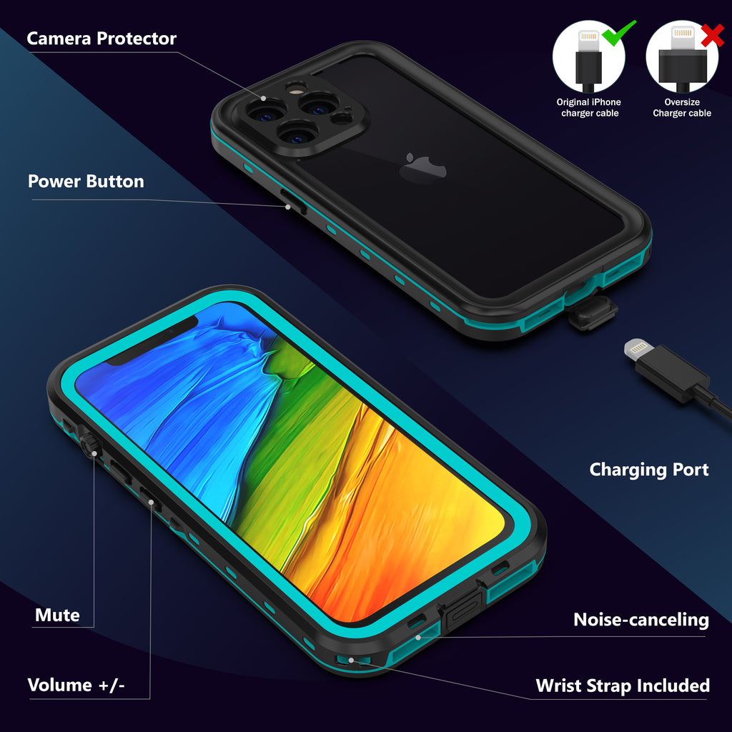 dot-clear-swimming-diving-iphone-13-pro-max-waterproof-cover-9