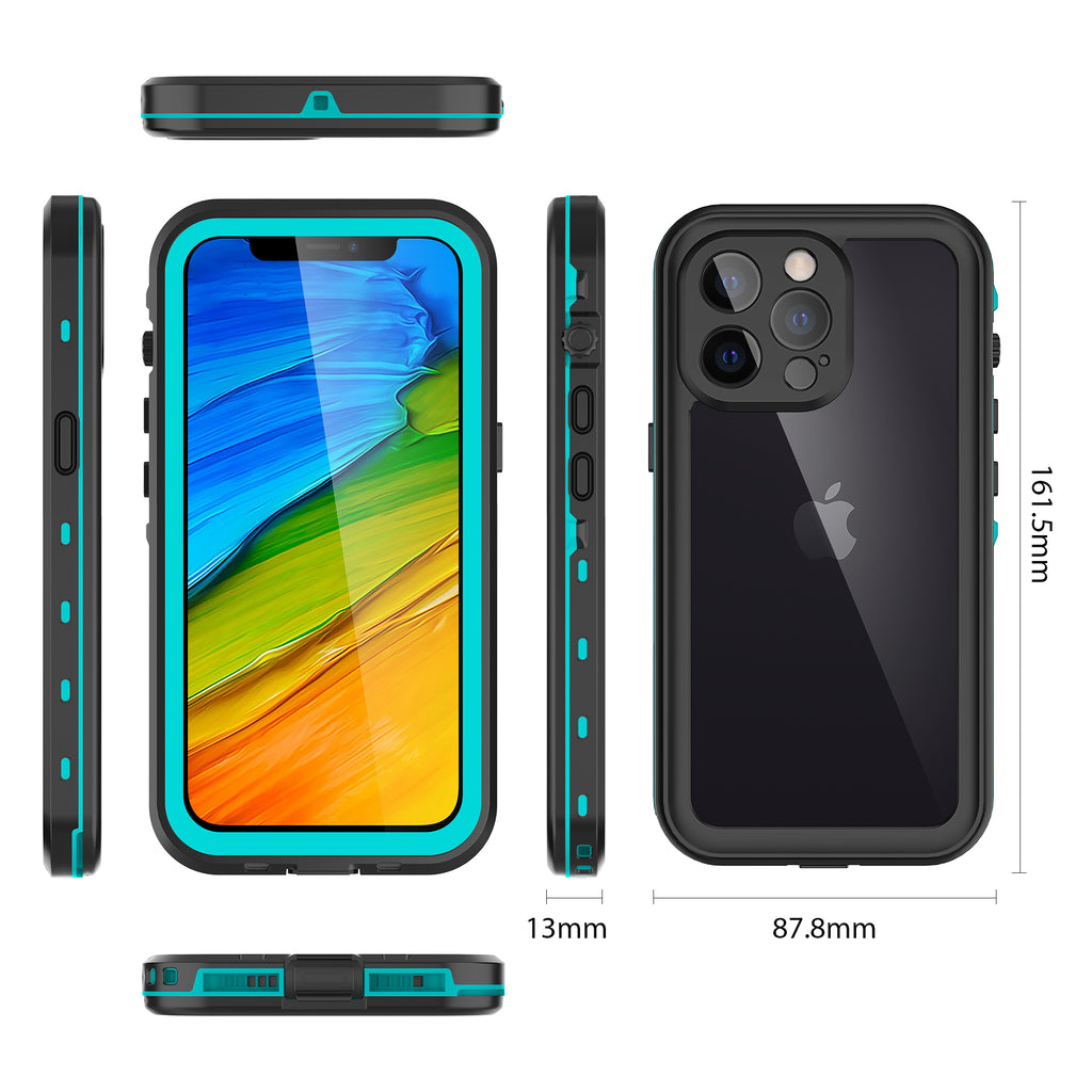 dot-clear-swimming-diving-iphone-13-pro-waterproof-cover-4