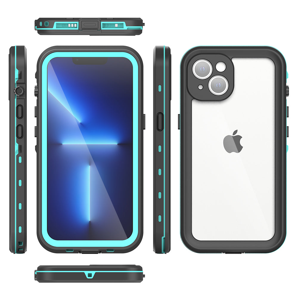 dot-clear-swimming-diving-iphone-14-plus-waterproof-cover-12