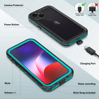 dot-clear-swimming-diving-iphone-15-waterproof-cover-4